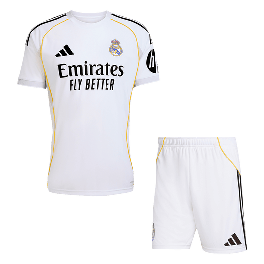 Real Madrid Mens Home Soccer Kit 2025/26 White [PREMIUM]