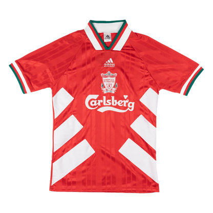 Retro Liverpool Mens Home Soccer Jersey 93/95 Red