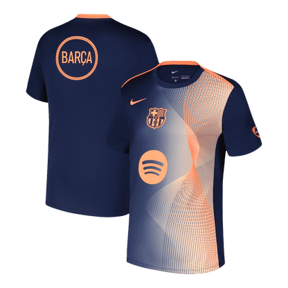 Barcelona Mens Soccer Jersey 2025/26 Orange&Black