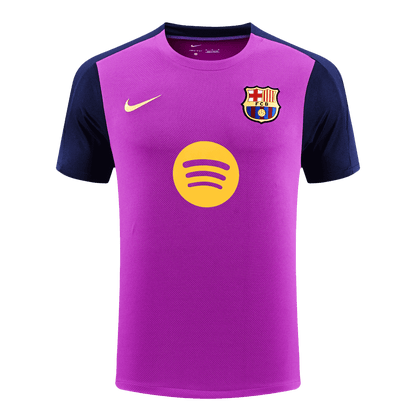 Barcelona Mens Pre-Match Soccer Jersey 2025/26 Purple