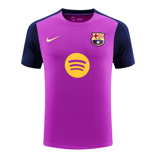 Barcelona Mens Pre-Match Soccer Jersey 2025/26 Purple