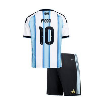 MESSI #10 Argentina Kids Home Soccer Kit World Cup 2026 Blue&White [PREMIUM]