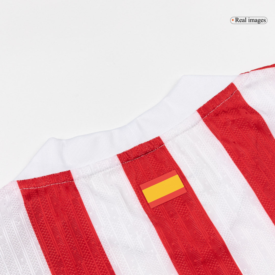Atletico Madrid Mens Home Soccer Jersey 2025/26 Red&White - Player Version