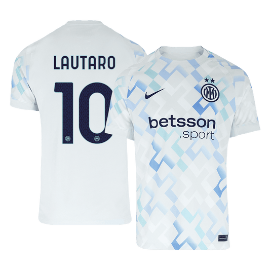 LAUTARO #10 Inter Milan Mens Away Soccer Jersey 2025/26