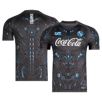 Napoli Mens Pre-Match Soccer Jersey 2025/26 Black