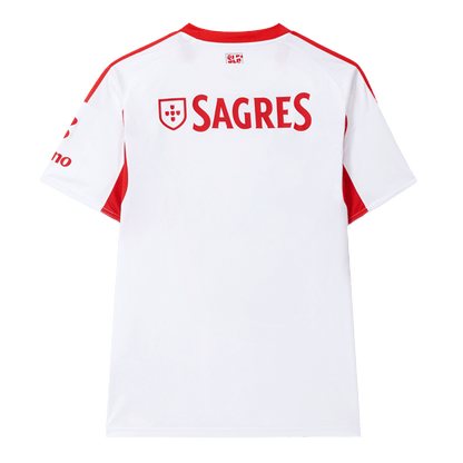 Benfica Mens Third Away Soccer Jersey 2025/26 White