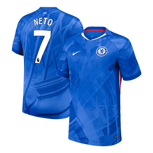 NETO #7 Chelsea Mens Home Soccer Jersey 2025/26 Blue [PREMIUM]