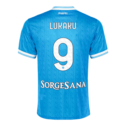 LUKAKU #9 Napoli Mens Home Soccer Jersey 2025/26 Blue