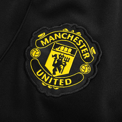 Manchester United Mens Training Tracksuit Kit 2025/26 Black