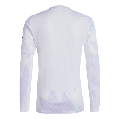 Manchester United Mens Away Long Sleeve Soccer Jersey 2025/26 White