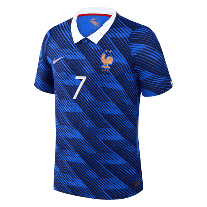 DEMBELE #7 France Mens Home Soccer Jersey World Cup 2026 Blue - Player Version