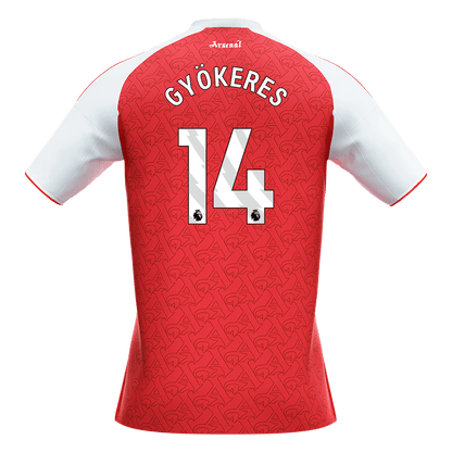 GYÖKERES #14 Arsenal Mens Home Soccer Jersey 2025/26 Red [PREMIUM]