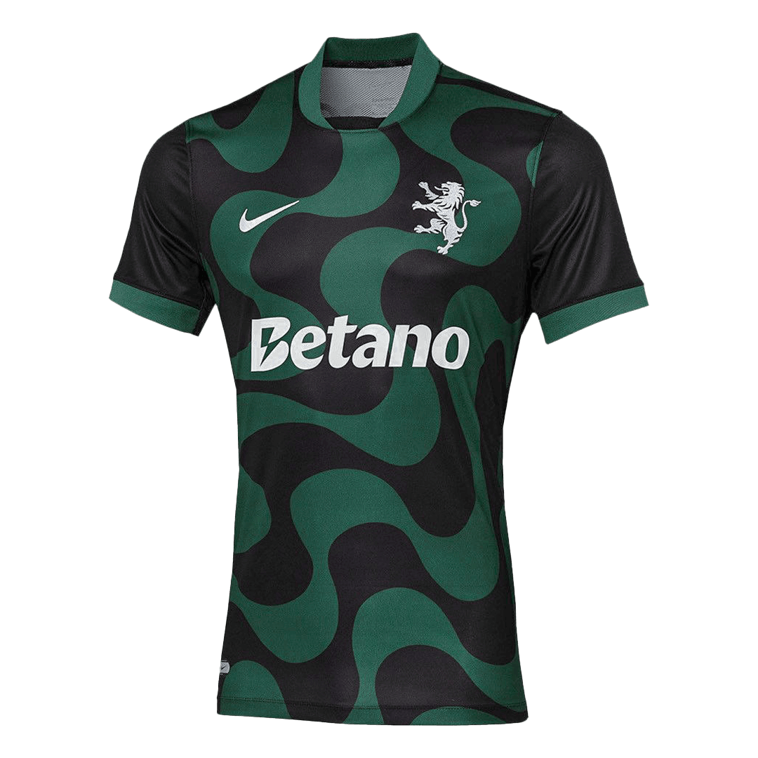Sporting CP Mens Soccer Jersey 2025/26 Black