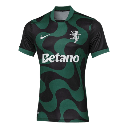 Sporting CP Mens Soccer Jersey 2025/26 Black