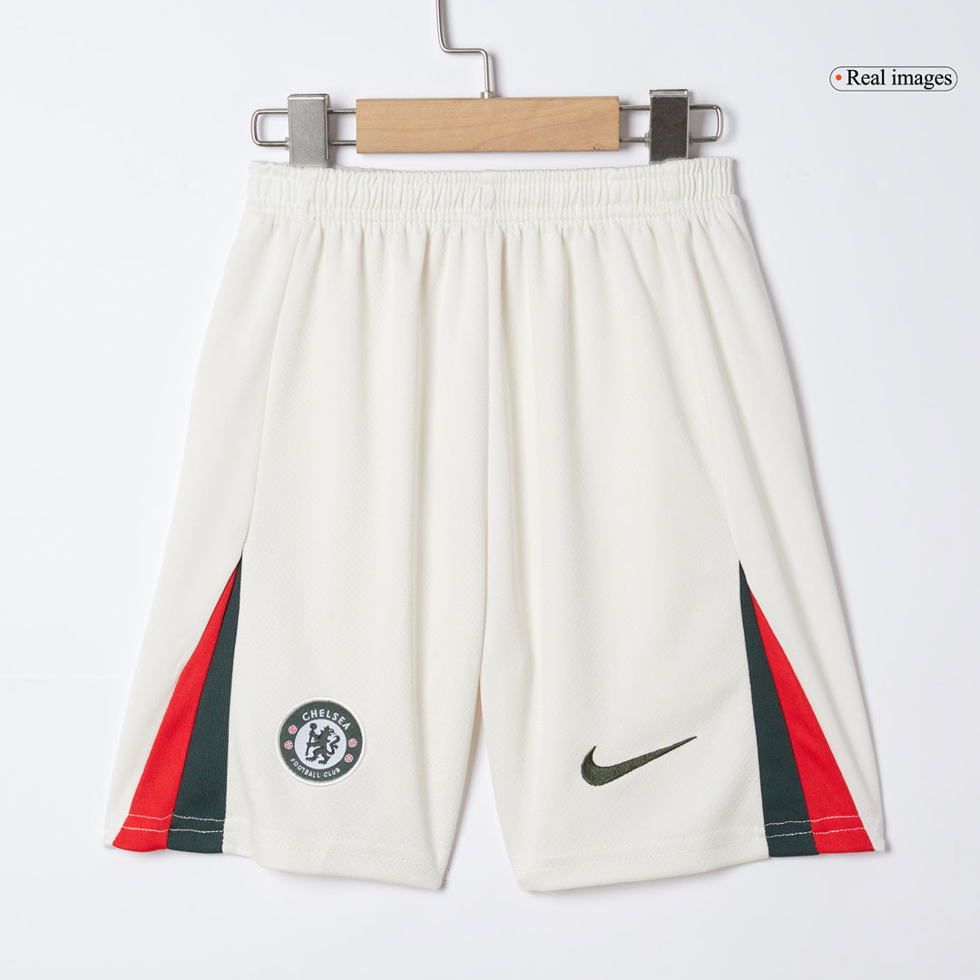 Chelsea Kids Away Soccer Kit 2025/26 White