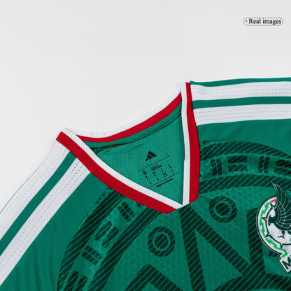 S.GIMENEZ #11 Mexico Mens Home Soccer Jersey World Cup 2026 Green - Player Version