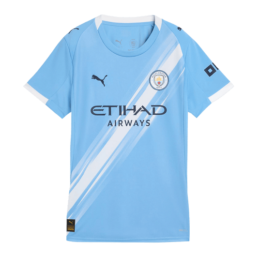 Manchester City Womens Home Soccer Jersey 2025/26 Blue