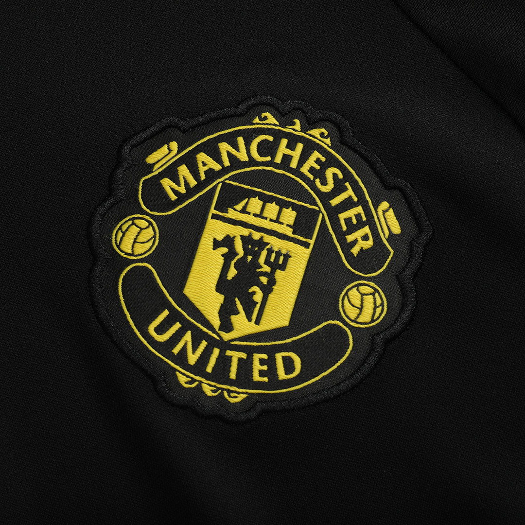 Manchester United Mens Training Tracksuit Kit 2025/26 Black