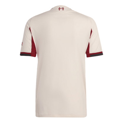 Liverpool Mens Away Soccer Jersey 2025/26 White - Player Version