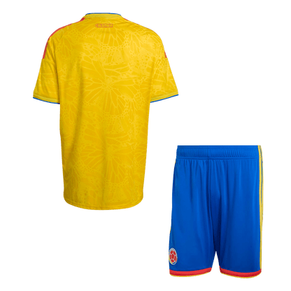 Colombia Mens Home Soccer Kit World Cup 2026 Yellow