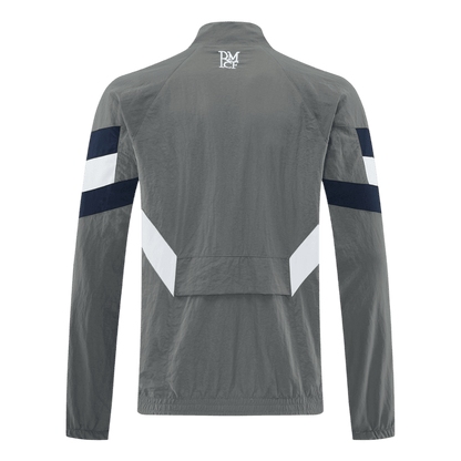 Real Madrid Mens Windbreaker Jacket 2025/26 Gray