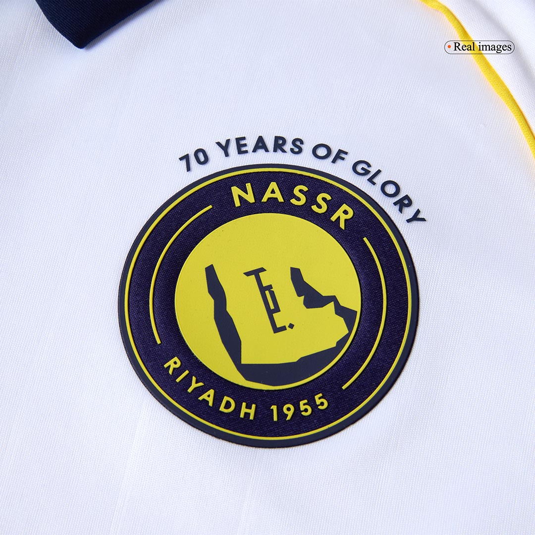 Al Nassr Mens Third Away Soccer Jersey 2025/26 White
