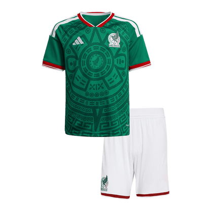 Mexico Kids Home Soccer Kit 2026 Green [PREMIUM]