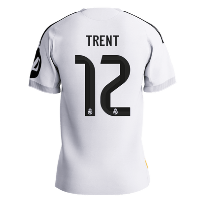 TRENT #12 Real Madrid Mens Home Soccer Jersey 2025/26 White - Player Version [PREMIUM]
