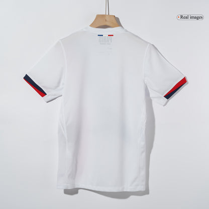 KVARATSKHELIA #7 PSG Mens Away Soccer Jersey 2025/26 White