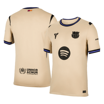 Barcelona Mens Away Soccer Jersey 2025/26 Yellow