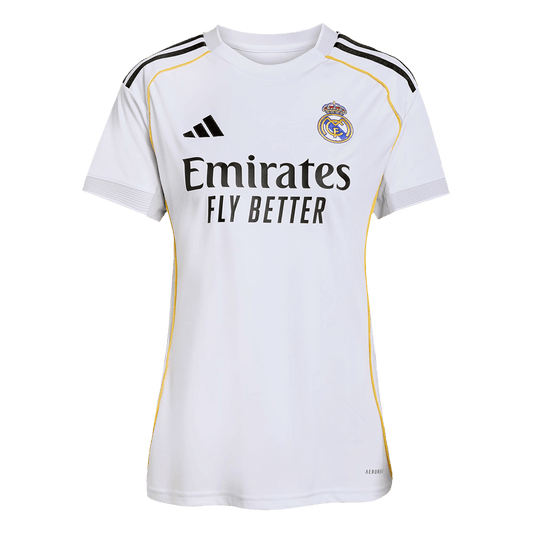 Real Madrid Womens Home Soccer Jersey 2025/26 White