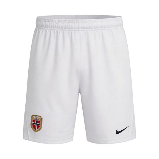 Norway Mens Home Soccer Shorts World Cup 2026 White