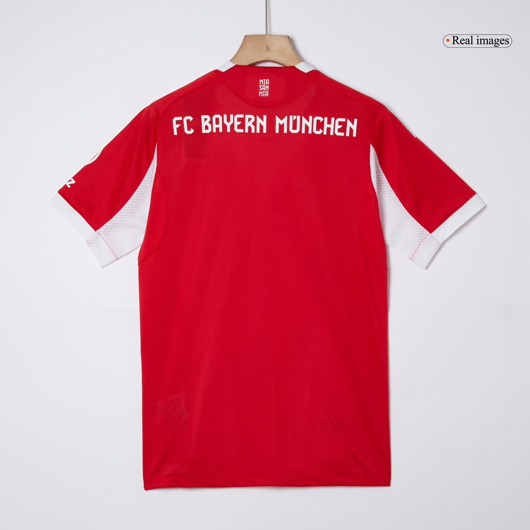 OLISE #17 Bayern Munich Mens Home Soccer Jersey 2025/26 Red - Player Version