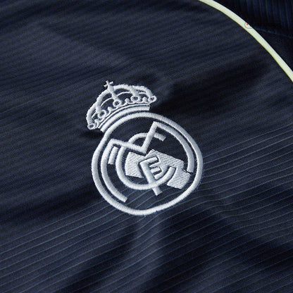 Real Madrid Mens Away Long Sleeve Soccer Jersey 2025/26 Navy