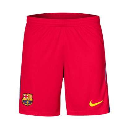 Barcelona Mens Fourth Away Soccer Shorts 2025/26 Red