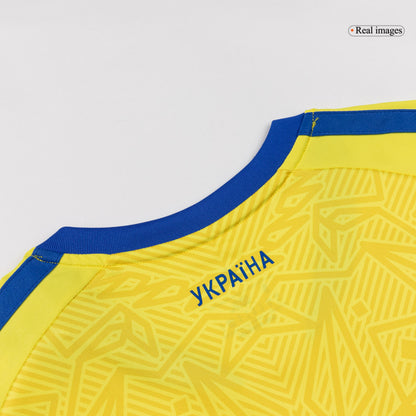 Ukraine Mens Home Soccer Jersey World Cup 2026 Yellow