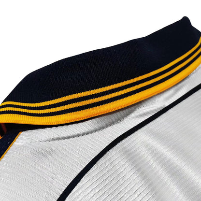 Retro Real Madrid Mens Home Soccer Jersey 1999/00 White