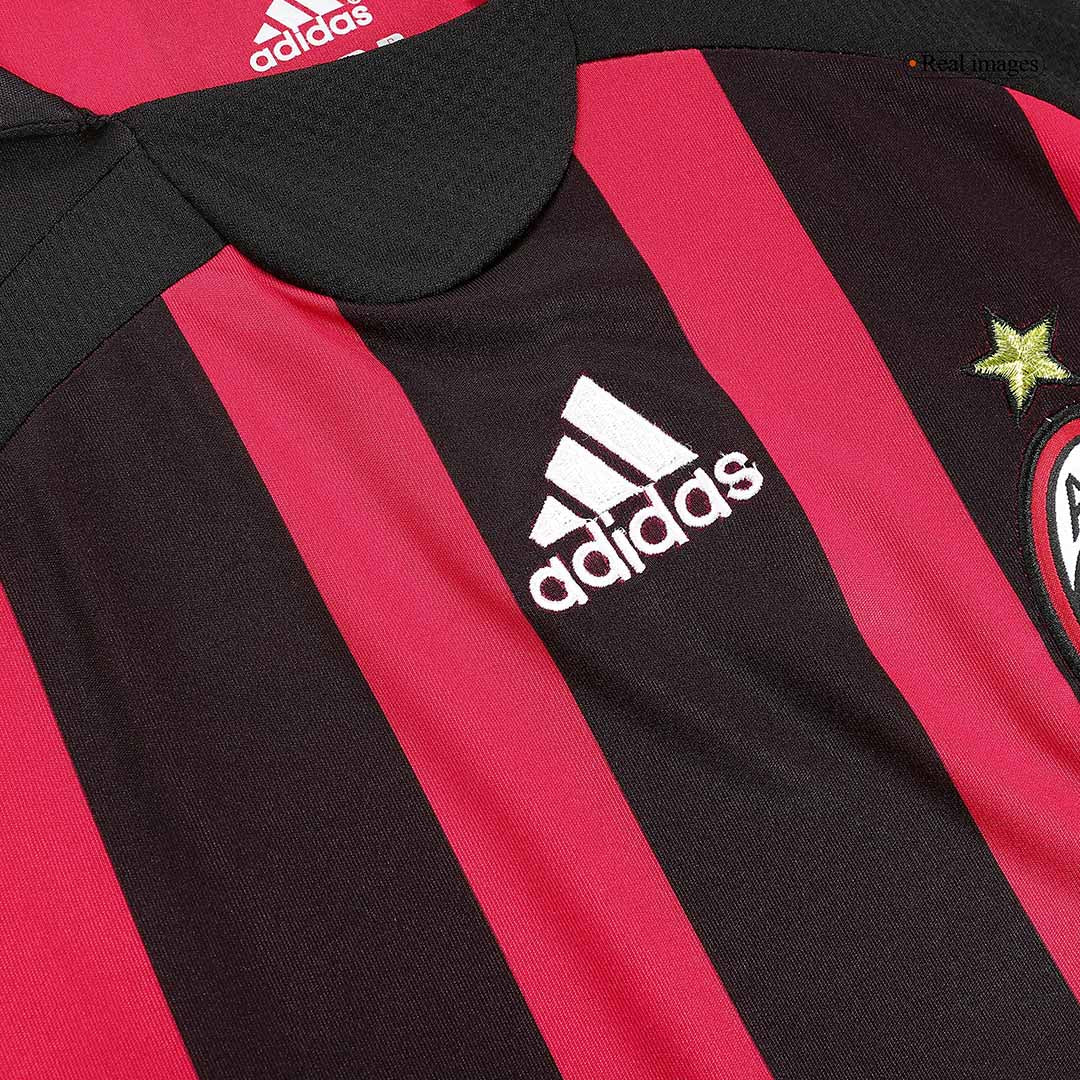 Retro KAKA' #22 AC Milan Mens Home Soccer Jersey 2006/07 Red&Black