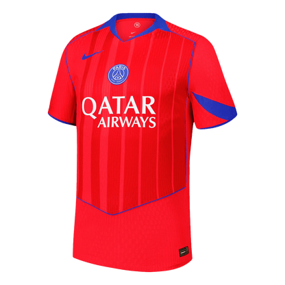HAKIMI #2 PSG Mens Third Away Soccer Jersey 2025/26 Red - Player Version