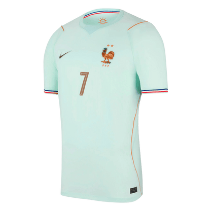 DEMBELE #7 France Mens Away Soccer Jersey World Cup 2026 Blue