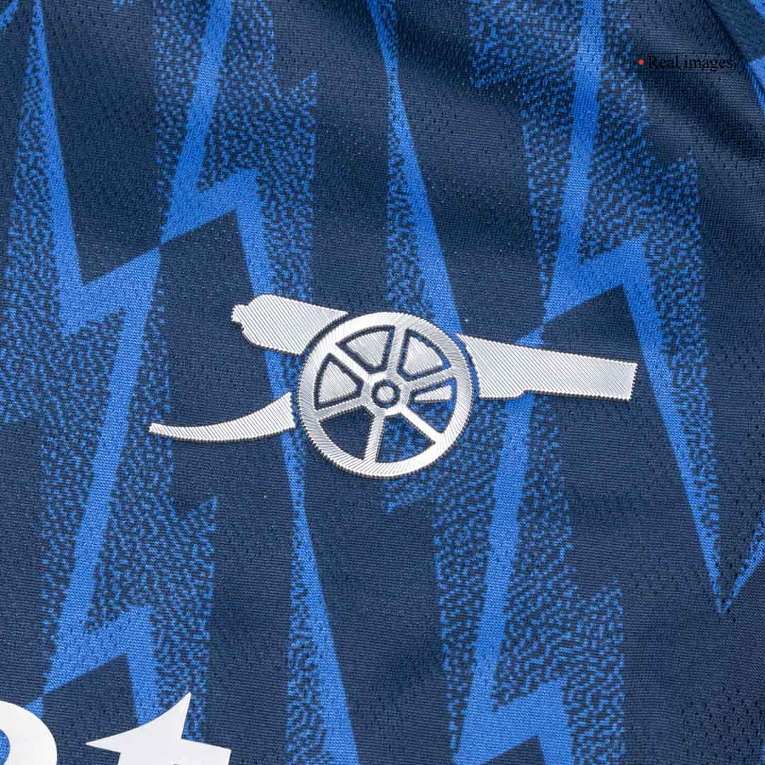 Arsenal Mens Away Soccer Jersey 2025/26 Blue - Player Version