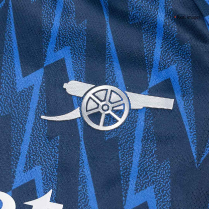 Arsenal Mens Away Soccer Jersey 2025/26 Blue - Player Version