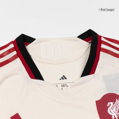 GAKPO #18 Liverpool Mens Away Soccer Jersey 2025/26 White - Player Version