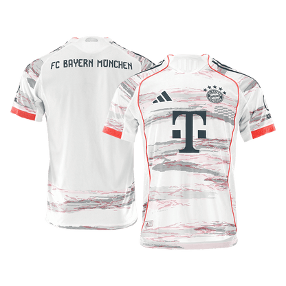 Bayern Munich Mens Away Soccer Jersey 2025/26 White - Player Version