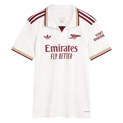 Arsenal Womens Third Away Soccer Jersey 2025/26 White