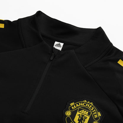 Manchester United Kids Training Tracksuit Kit 2025/26 Black