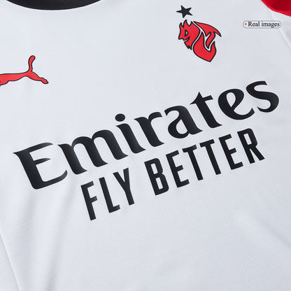 MODRIĆ #14 AC Milan Mens Away Soccer Jersey 2025/26 White