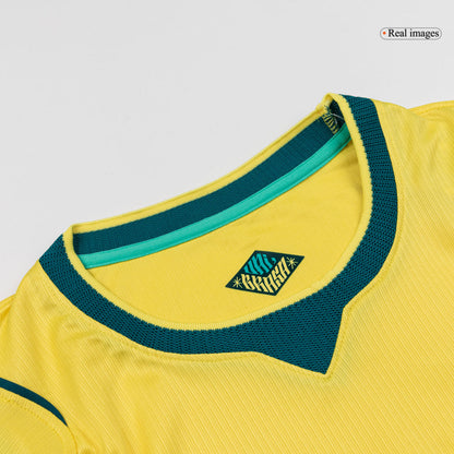 Brazil Womens Home Soccer Jersey World Cup 2026 Yellow