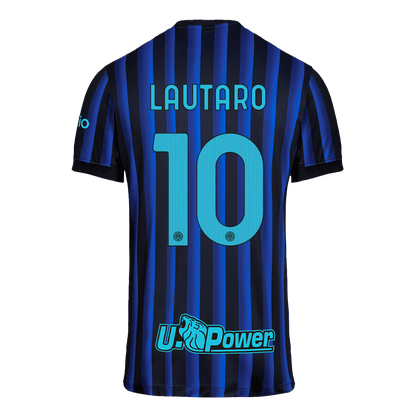 LAUTARO #10 Inter Milan Mens Home Soccer Jersey 2025/26 Blue&Black