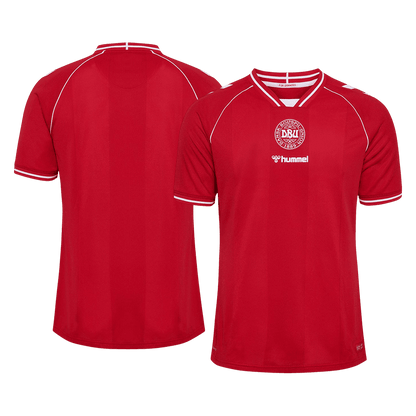 Denmark Mens Home Soccer Jersey World Cup 2026 Red